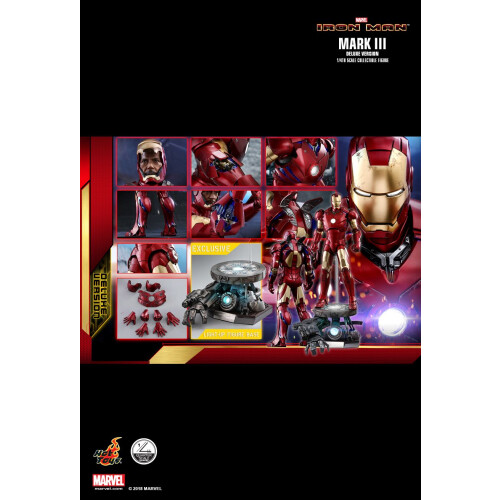 Hot Toys ειδώλιο Hot Toys QS012 - Marvel Comics - Iron Man - Iron Man Mark 3 Deluxe Version 1