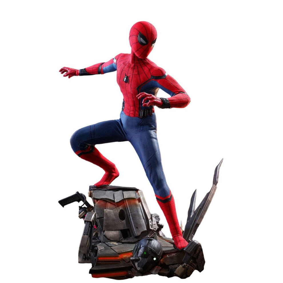 Hot Toys Figure Qs014b - Marvel Comics - Spider-Man : Homecoming - Spider-Man Deluxe Version