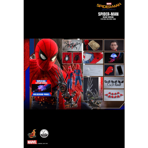 Hot Toys ειδώλιο Hot Toys QS015B - Marvel Comics - Spider-Man : Homecoming - Spider-Man Deluxe Version 1