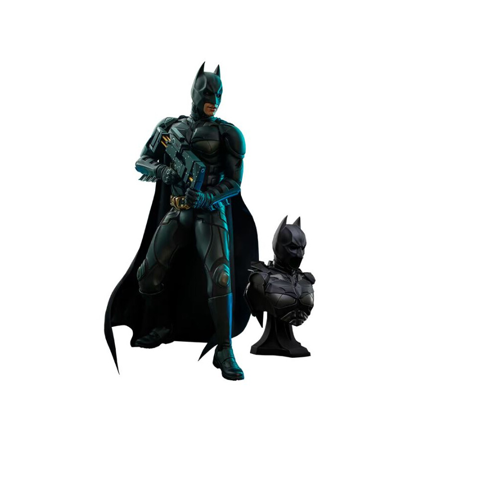 Hot Toys Figure Qs019d - Dc Comics - The Knight Trilogy - Batman Deluxe Version Dark