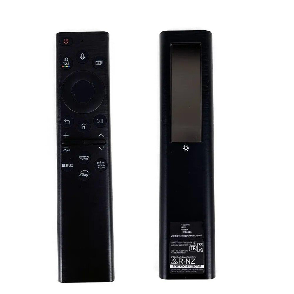 (Black) Bn59-01385a Samsung Voice Solar Tv Remote