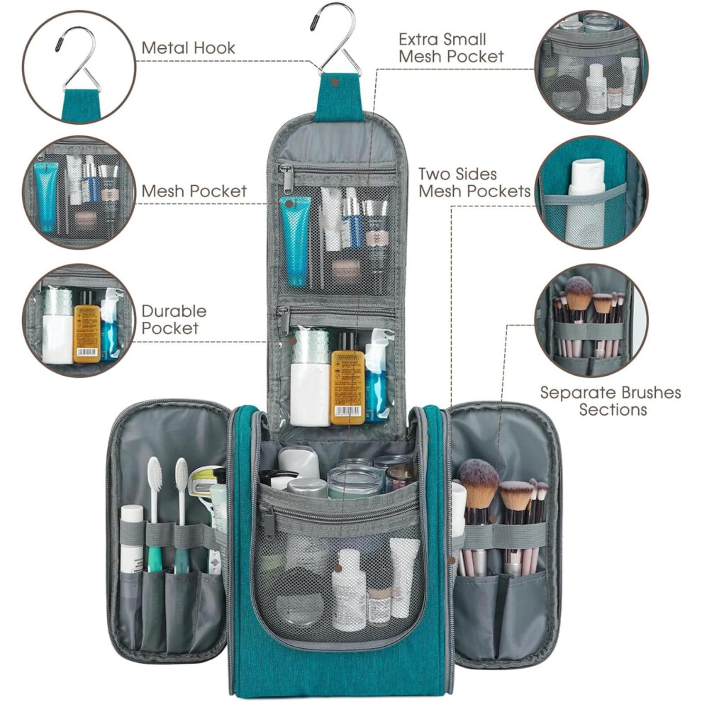 teal--medium---travel-hanging-toiletry-wash-bag-makeup-cosmetic-organizer-for-women