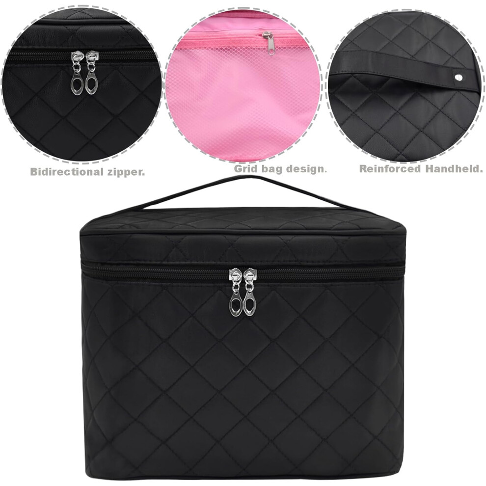 black--make-up-bag--large-cosmetic-bag--foldable-waterproof-multifunctional-toiletry-bag-for-holiday--camping--bathrooms