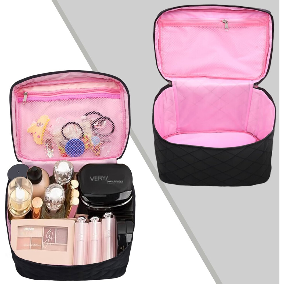 black--make-up-bag--large-cosmetic-bag--foldable-waterproof-multifunctional-toiletry-bag-for-holiday--camping--bathrooms