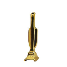 (Gold) 57mm Metal Snuff Bottle Tube Sniffer Pipe Vacuum Bullet Rocket Portable Snorter