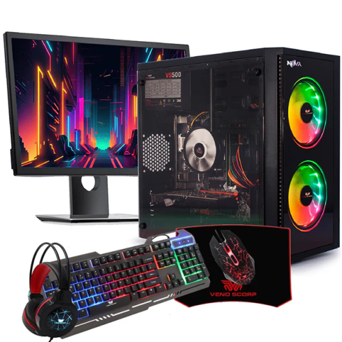 (22" Refurb TFT 4IN1 Bundle) Gaming PC Bundle Intel Core i5 16GB RAM 512GB 4IN1