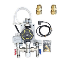 ( COPPER 15mm pipe) SINGLE ZONE CONTROL PACK +PIPE CONNECTION +WARMER 'A' Rated Auto Pump GPA25-6 III