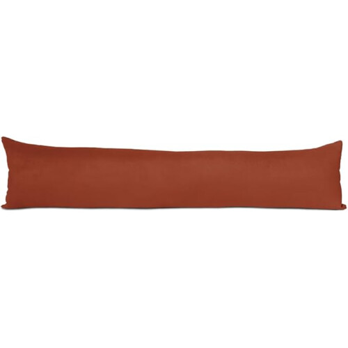 (Terracotta) Lancashire Textiles Suede Door Draught Excluder