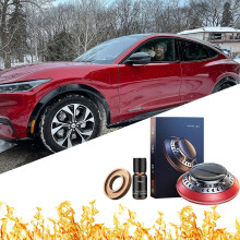 (Red) Electromagnetic Molecular Interference Antifreeze Snow Removal Instrument,vehicle Microwave Molecular Deicing Instrument, Electromagnetic Antifreeze