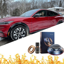 (Black) Electromagnetic Molecular Interference Antifreeze Snow Removal Instrument,vehicle Microwave Molecular Deicing Instrument, Electromagnetic Antifreeze