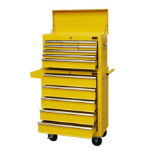 (Yellow) X Large Tool Chest Top Cabinet Top Box And Rollcab Box With Drawer Divider