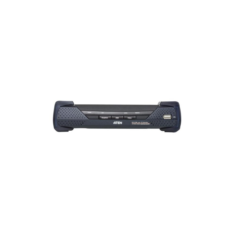 Aten Usb Dvi-I Single Display Kvm Over Ip Extender Ke6900r 4719264642012