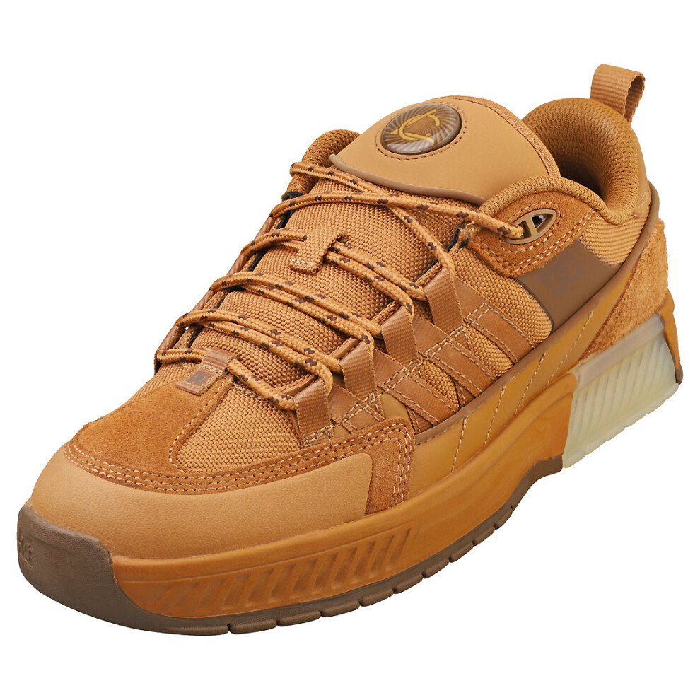 (8) DC Shoes Lucien Mens Skate Trainers in Brown Tan