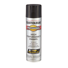Rust-Oleum 7579838 Professionele Hoogwaardige Enamel Spuitverf, 15 Oz, Glanzend Zwart