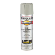 Rust-Oleum 7515838 Professional High Performance Enamel Spray Paint, 14 Oz, Aluminum