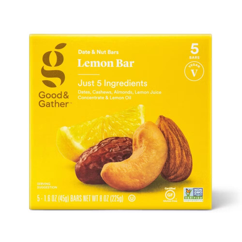 Good & Gather Lemon Nutrition Bars 5ct