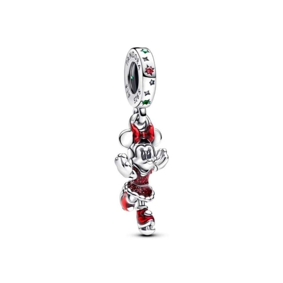 Pandora Disney Minnie Mouse Ice Skating Dangle Charm 793530C01
