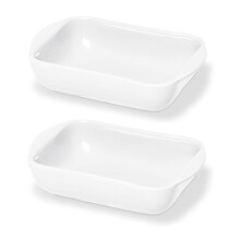 Vivo by Villeroy & Boch Set of 2 White Stoneware 19.5 cm Baking Dishes