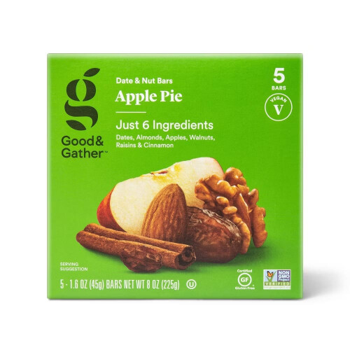 Good & Gather Apple Pie Nutrition Bars 5ct 1