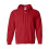 Gildan Gildan Heavy Blend FullZip Kapuzenpullover Rot S 1