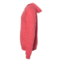 JERZEES Snow Heather French Terry Pullover Kapuzenpullover Rot L