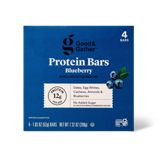 Good & Gather Protein Bars Blueberry 4ct
