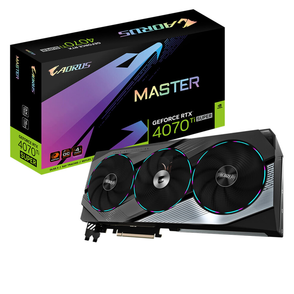 Gigabyte GeForce RTX 4070 Ti SUPER MASTER 16G Video Card GDDR6X HDMI