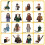 16PCS Harry Potter Minifigure Toy  Building Blocks 3