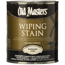 1621929 WIPE STAIN FRUITWOOD QT Tintura per pulizia a base di olio semi-trasparente per legno di frutta dei vecchi maestri 1 qt (confezione da 4)