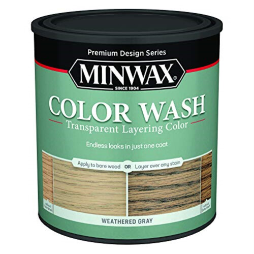 1015266 ΔΑΚΡΑ 1QT Minwax Σειρά Σχεδίασης Χρώμα Πλύσης Γκρι Ξύλο 1 qt (Συσκευασία 4)