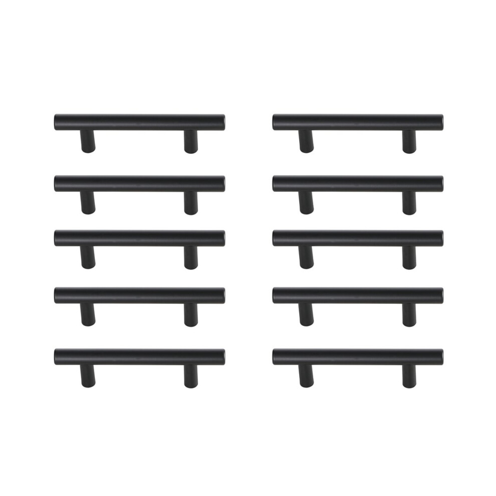 Quinn 3 Center To Center Mattschwarzer Stangenzieher, Multipack, 10Er-Set-image