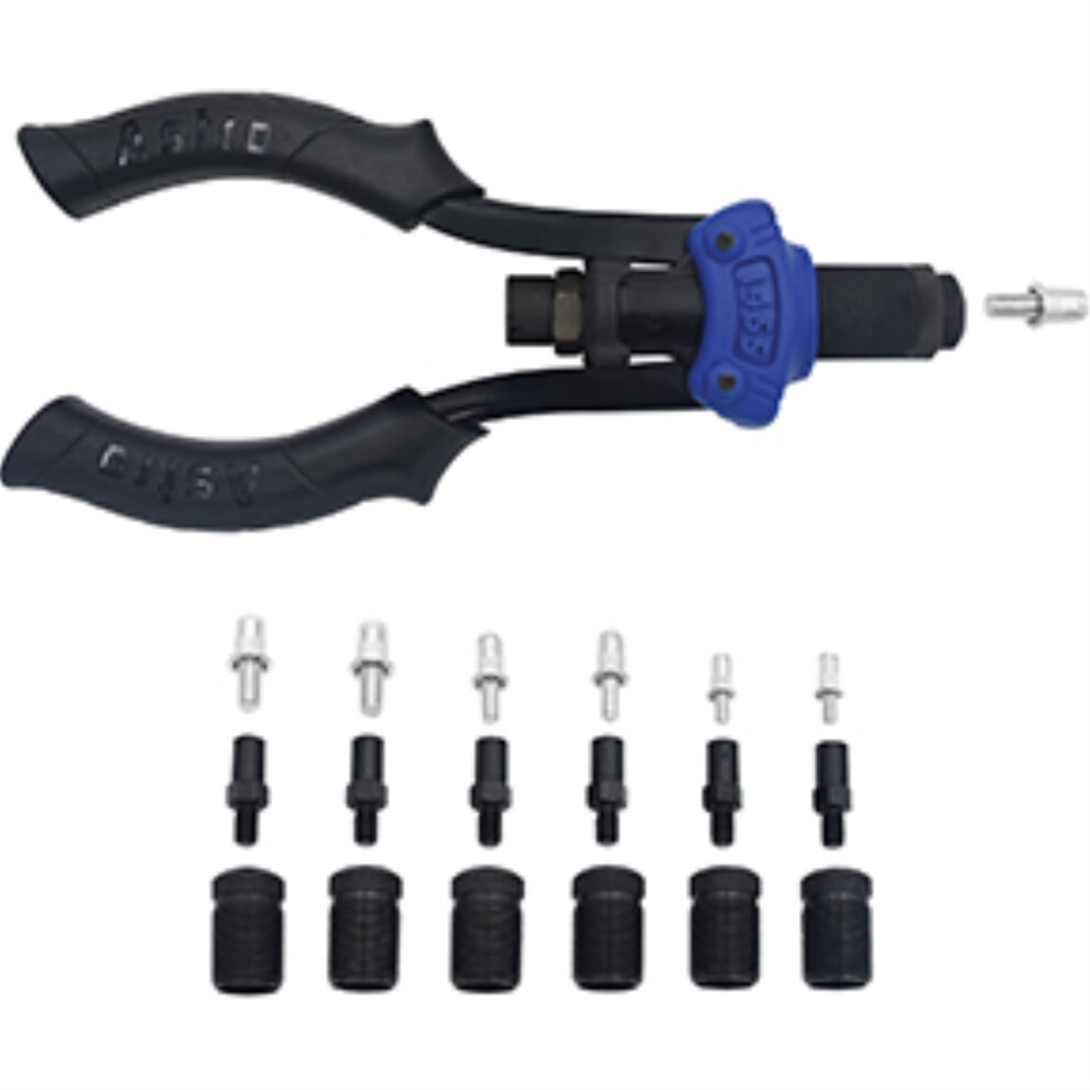 KIT HAND RIVET STUD SETTER MM AND SAE