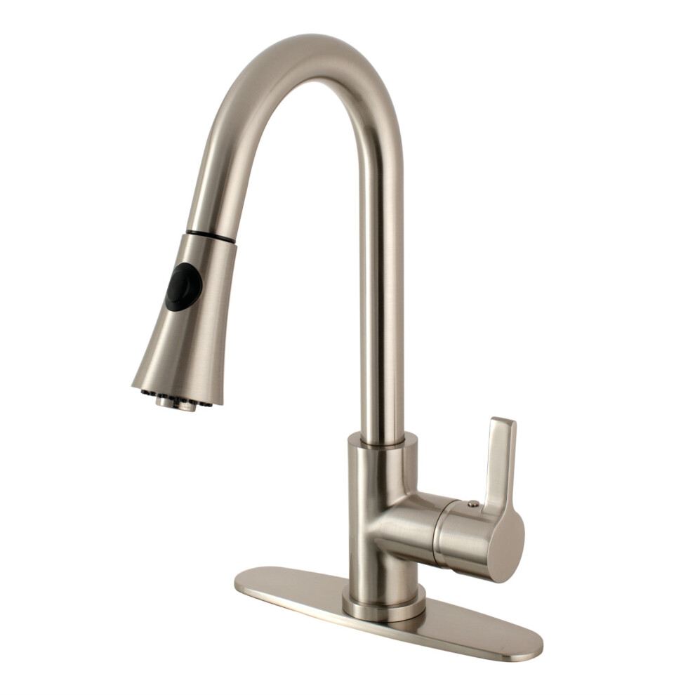Gourmetier LS8728CTL Continental SingleHandle PullDown Kitchen Faucet  Brushed Nickel