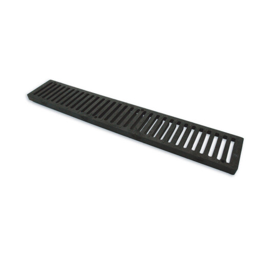 Channel Grate BLK 4 """" X2 '(Pack of 1)