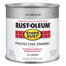 Rust-Oleum 7715730 Protective Enamel 1/2 Pint Oil Base Paint, Aluminum