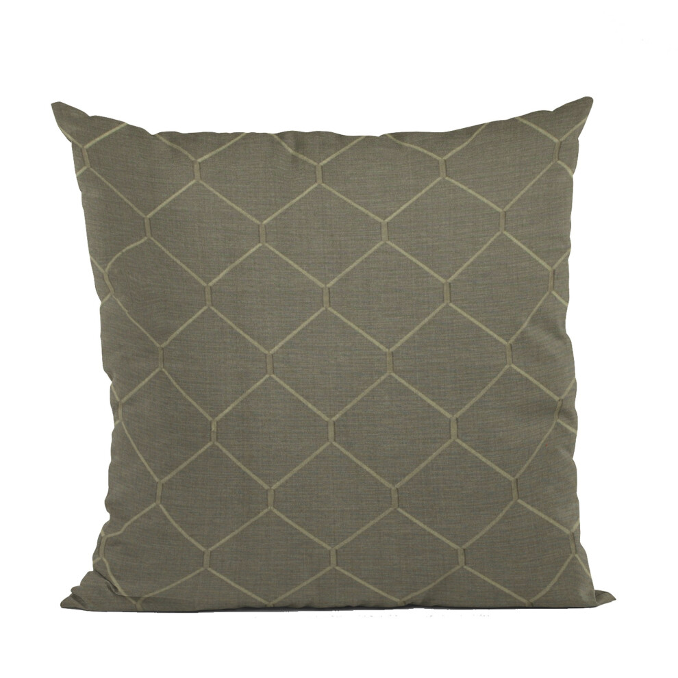 Plutus Bronze Kona Bordado Un Poco De Brillo Para Este Patr?N Lujosa Almohada Decorativa De Doble Cara 26 X 26-image