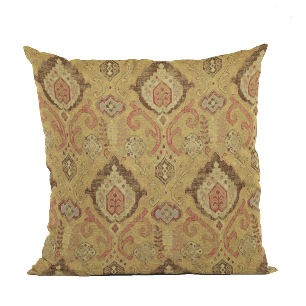 Coussin Tiss De Luxe Plutus Vintage Gold Romero Double Face 24 X 24-image