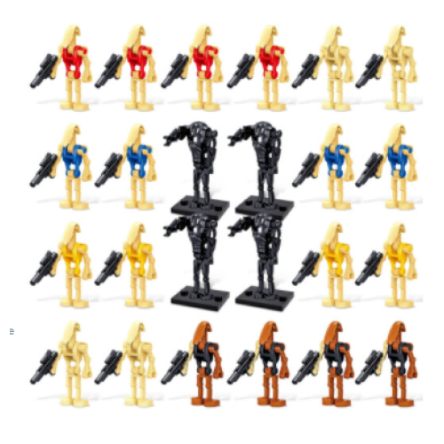 (26 Pcs Set) Star Wars Minifigures Battle Droid Building Blocks 2