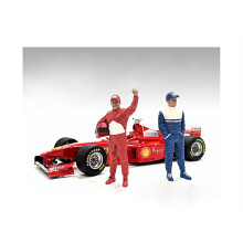 Racing Legends 90s Set of 2 Diecast Figures for 143 Scale Models by American Diorama