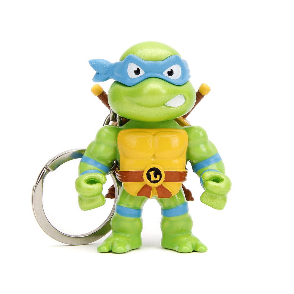 Photos - Action Figures / Transformers Jada Set of 4 Diecast Figure Key Chains Teenage Mutant Ninja Turtles TV Series Metalfigs Series Diecast Models by 