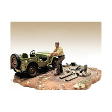 4X4 Mechanic Figure 3 for 1/18 Scale Models by American Diorama