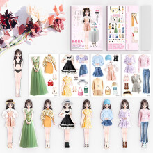 (A) Magnetic Dress Up Baby, Magnetic Princess Dress Up Paper Doll Magnet Dress Up Games