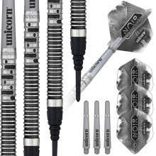 Unicorn Dart Set  Gary Anderson  Phase 5  Noir  90 Tungsten  Presentation Box  Sleeve  Steel Tip  25g