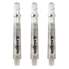 Unicorn Darts Gripper 4 Elements Two Tone Shaft Clear Long