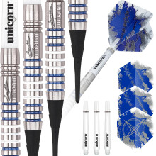 Unicorn Star Gary Anderson Soft Tip Darts Silver 19 g