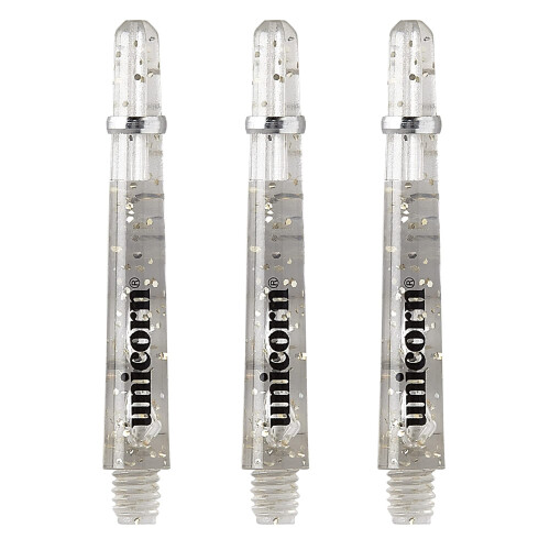 Unicorn Unicorn Darts Gripper 4 Elements Two Tone Shaft  Clear  Short