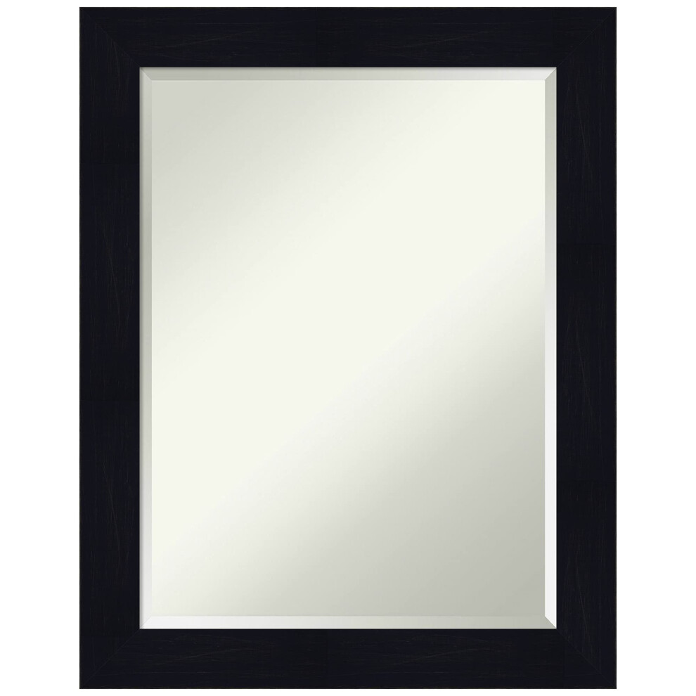 Amanti Art Wood Bathroom Mirror  Shiplap Navy Wall Mirror for use as Bathroom Vanity Mirror Over Sink 2825 x 2225 in Bevele-image-OPC-PFQN9WR-NEW