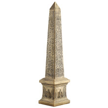 Design Toscano 265 in Golden Obelisk of Ancient Egypt Statue