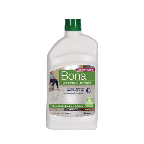 Bona Polish Multi-Surfaces - 32 fl oz - Brillance Élevée - 32 oz couvre 500pi² de sol