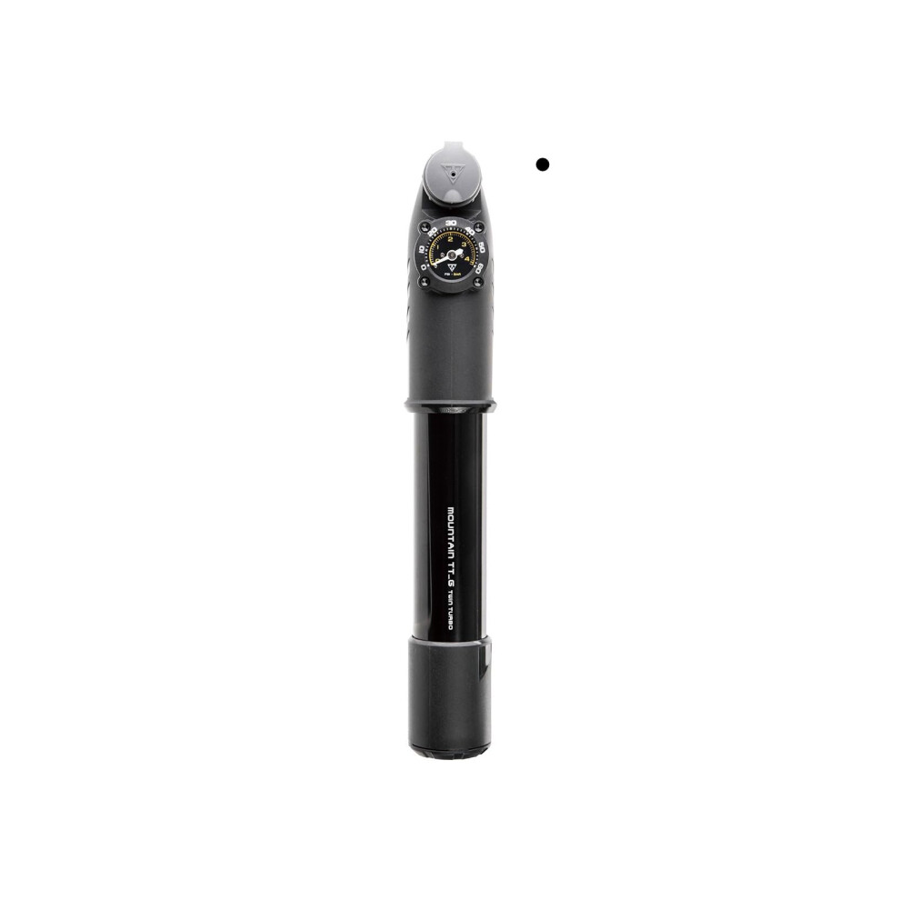 Photos - Bike Pump Topeak Mountain TT Twin Turbo Mini Pump Black with Gauge Open Box 
